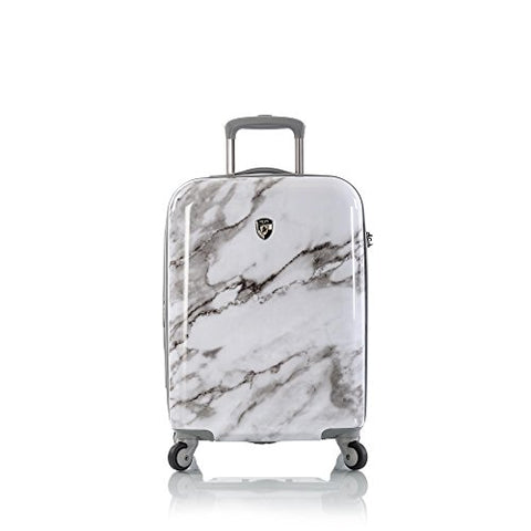 Heys Carrara White Marble 21" Fashion Spinner Carry-On