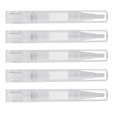 Baoblaze 5Pcs/Kit Portable Travel Eyelash Lip Gloss Tube Nail Cuticle Oil Teeth Whitening Twist Pen