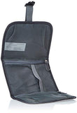 Travelon Tech Accessory Organizer, Charcoal, OPEN 13.75 x 6.5 x .1 CLOSED 6.5 x 5 x 1