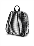 Volcom Junior's Women's Volstone Two Pocket Mini Backpack, black white, One Size Fits All