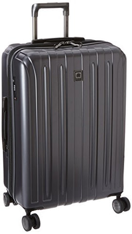 Delsey Luggage Helium Titanium 25 Inch Exp Spinner Trolley Metallic, Graphite, One Size