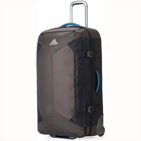 Gregory Mountain Products Split-Case 30 Inch Roller Duffel Bag, Slate Black, 30"