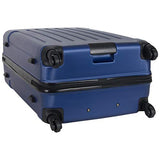 Heritage Travelware Lincoln Park 29" Hardside Lightweight 4-Wheel Spinner Checked Luggage, Cobalt