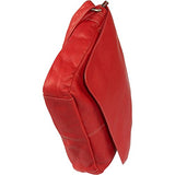 Le Donne Leather Flap Over Shoulder Bag (Cafã©)