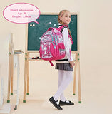 Kids Unicorn Backpack for Girls Elementary Kindergarten Preschool School Bag 16″ Multifunctional Cute Large Capacity