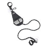 Lewis N. Clark  Latex Clothesline,Black,One Size