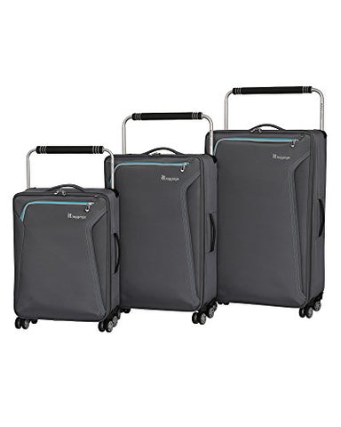 It Luggage World'S Lightest Accent 8 Wheel 3 Piece Set, Quiet Shade