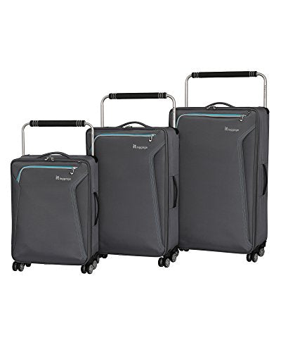 It Luggage World'S Lightest Accent 8 Wheel 3 Piece Set, Quiet Shade