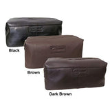 Amerileather Madison Leather Toiletry Bag (Brown)
