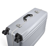 Zero Halliburton Classic Polycarbonate 2.0-22" 4-Wheel Travel Case, Silver
