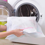 Buruis Set of 3 Delicates Mesh Laundry Bag Reusable Zipper Washing Bags For Washing Machine Dryer