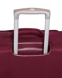 It Girl 22" Timeless 2 Wheel Lightweight Expandable Carry On, Red Plum