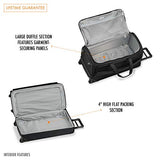 Briggs & Riley Baseline-Softside Large Upright Rolling Duffle Bag, Black, 29-Inch