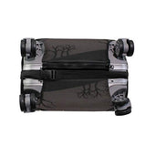 Suitcase Cover Witch With A Broom Luggage Cover Travel Case Bag Protector for Kid Girls