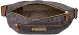 Calvin Klein Women'S Key Item Nylon Messenger Bag, Brn/Khk Phtpt/Lug, One Size