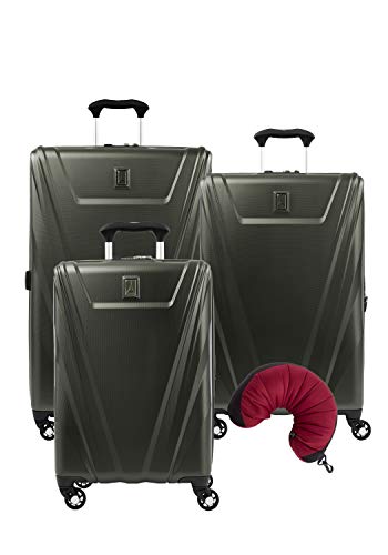 Travelpro Maxlite 5 Hardside 4-Pc Set: Carry-On, 25-Inch And 29-Inch Spinner With Travel Pillow