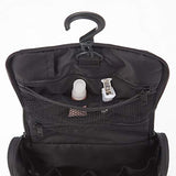 Muji Polyester Hanging Travel Case, 16 cm Width x 19 cm Depth x 6 cm Height, Black