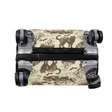 Luggage Cover Suitcase Halloween Witch Hat Cauldron Fall Jack Lantern Black Cat Luggage Cover