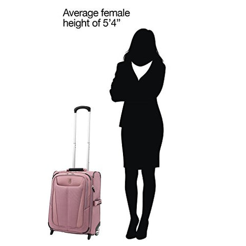 Travelpro Luggage Maxlite 5 International Expandable Rollaboard Suitcase Carry-On, Dusty Rose