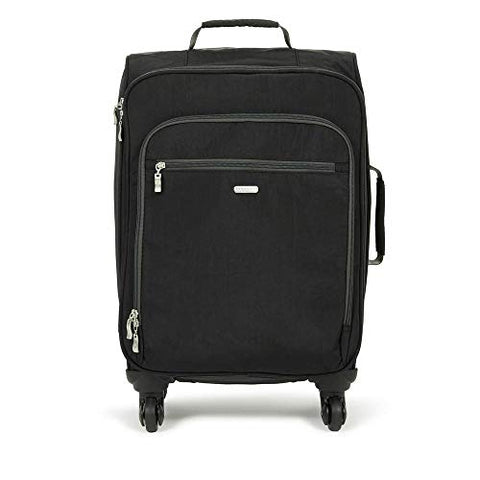 Baggallini 4 Wheel Carry-on, black/charcoal