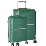 cFreeform 2 Piece Set 21 and 28 Inch Expandable Spinners (One Size, Sage Green)