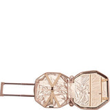 Kensie Luggage Gemstone 20" Dual Spinner Carry-On with TSA Lock (Rose Gold)