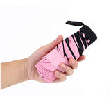 AutumnFall Fashion Mini Umbrella Compact Folding Travel Parasol Super Light Portable Small