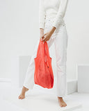 BAGGU Reusable Mesh Tote, Stylish and Eco-friendly Bag Ideal for the Gym or Beach, Poppy