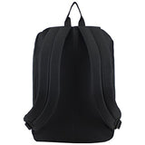 Eastsport Everyday Backpack with Secure Zipper Pulls (Black/White Trim)