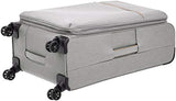 AmazonBasics Belltown Softside Rolling Spinner Suitcase Luggage - 30 Inch, Heather Grey
