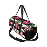 INTERESTPRINT Tropical Flamingo and Palm Tre Travel Duffel Bag, Waterproof Bag