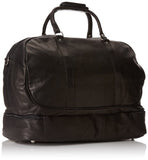 David King & Co. Duffel With Bottom Compartment, Black, One Size
