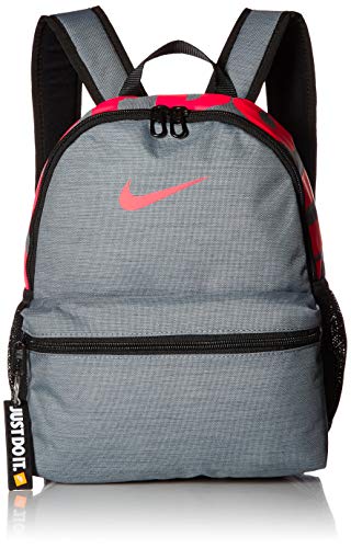 grey nike mini backpack Shop Nike Kids' Brasilia Just Do It Mini – Luggage Factory