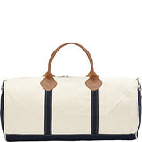 Rhombus Canvas Unisex-Adult Duffle Bag, Round, Black, One Size