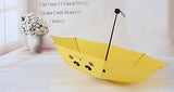 Finex Pokemon Pikachu Yellow Manual Tri-Fold Folding Compact Travel Rain Umbrella Uv Protection
