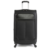 Perry Ellis Men'S Tribute Carry On/Check In Spinner Luggage Set, Black