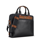 Solo Southhampton 15.6" Laptop Slim Brief Briefcase, Black, One Size