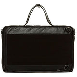 Hook And Albert Leather 3-Way Carryall, Black (Black)