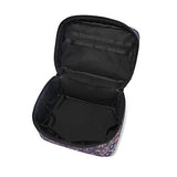 GIOVANIOR Flower Mandala Large Cosmetic Bag Travel Makeup Organizer Case Holder for Women Girls