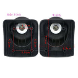 Replacement Luggage Wheel Repair Suitcase Bag Parts Spinner Wheels Casters For Travel Customs Box