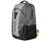 SwissGear THE JUPITER 16 Padded Laptop Backpack/School Travel bag (Steel Grey/Yellow)