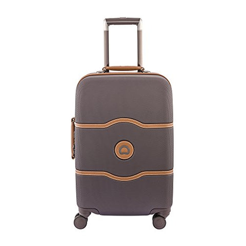 Delsey Luggage Chatelet Hard+ 28 Inch 4 Wheel Spinner Luggage, Brown