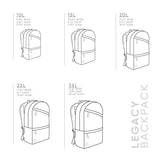 Simple Modern Legacy Backpack with Laptop Compartment Sleeve for Men Women Work School College, Seaside, 25 Liter