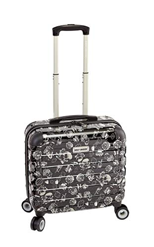 Harley Davidson 17" Overnight Carryon with Spinners, Gray Tattoo