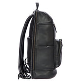 Bric's Torino Leather Urban Laptop|Tablet Business Backpack, Black One Size