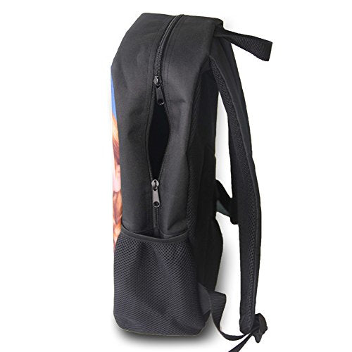 Bigcardesigns Blue Wolf Backpack Book Bag for Teenagers