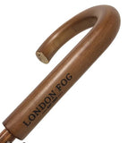 London Fog Auto Stick Umbrella, Black, One Size