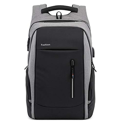 Carrie-ful Anti Theft Laptop Backpack Computer Bag USB Charging Port,Fits 15.6/17 Inch Laptop