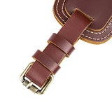 Genuine Leather Luggage Tag Travel Flight Bag ID Label Business Card Holder Name Address ID Bag Tag