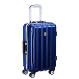 Delsey Luggage Aero Frame 21 Inch Spinner, Cobalt Blue